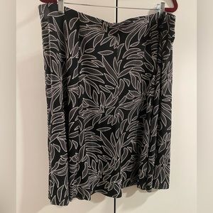 Black and white skirt